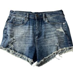Blank NYC The Lenox High Rise Cut Off Jean Shorts Women Size 30
